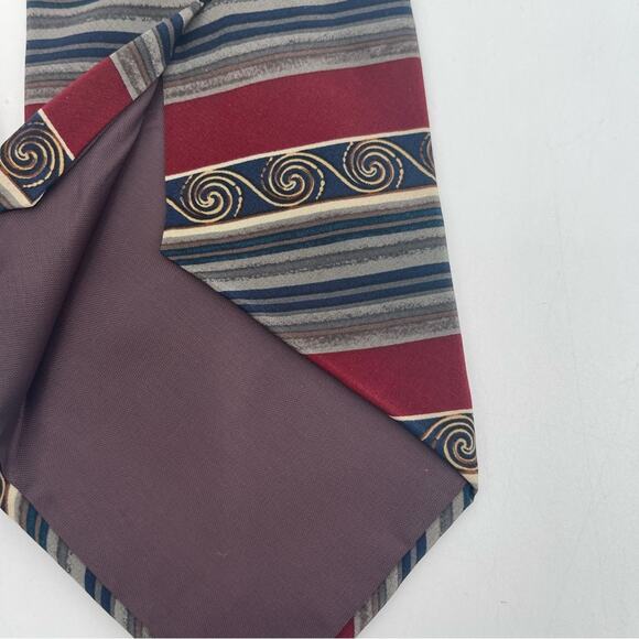 CHRISTIAN DIOR Tie Cravate Vintage Silk Blend Tie Luxury Designer Business Suit - Picture 7 of 10